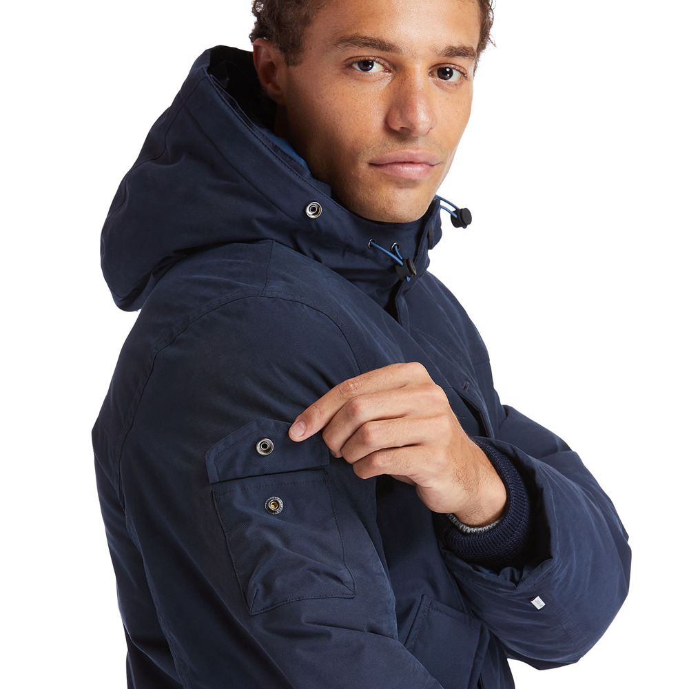 Timberland Mens Jackets Scar Ridge Waterproof Snorkel - Navy - India XN1806235